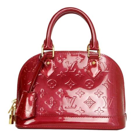 louis vuitton sac rouge vernis|Louis Vuitton vernis leather.